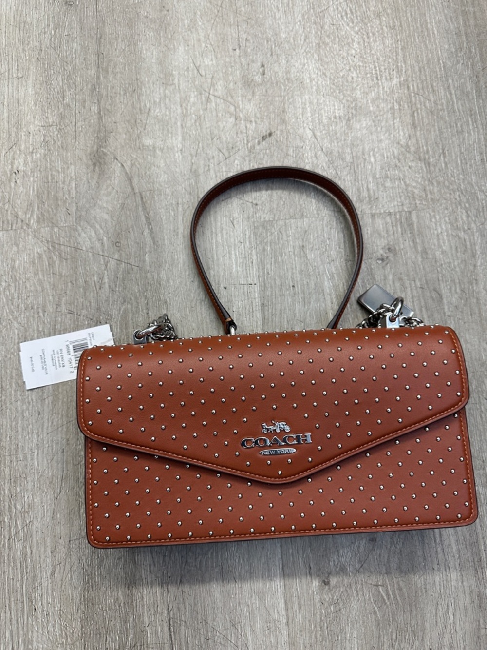 Coach Klare Envelope Crossbody Bag
With Rivets - Picture 13 of 13